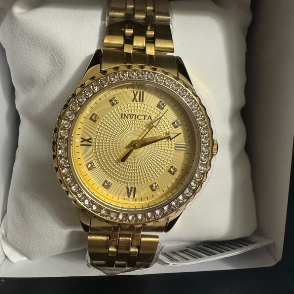 Invicta Wildflower Women's Watch 33mm Gold Tone (69218) - Picture 2 of 7